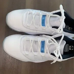 AIR JORDAN 11 RETRO LOW \'LEGEND BLUE\' Men Size 13 NEVER WORN White Blue Shoe Nike Air Jordan 11 Retro Low Legend Blue AJXI AV2187 117  main image 4